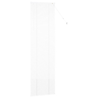 Venetian Blinds Height Adjustable White 220 x 65 cm Aluminium
