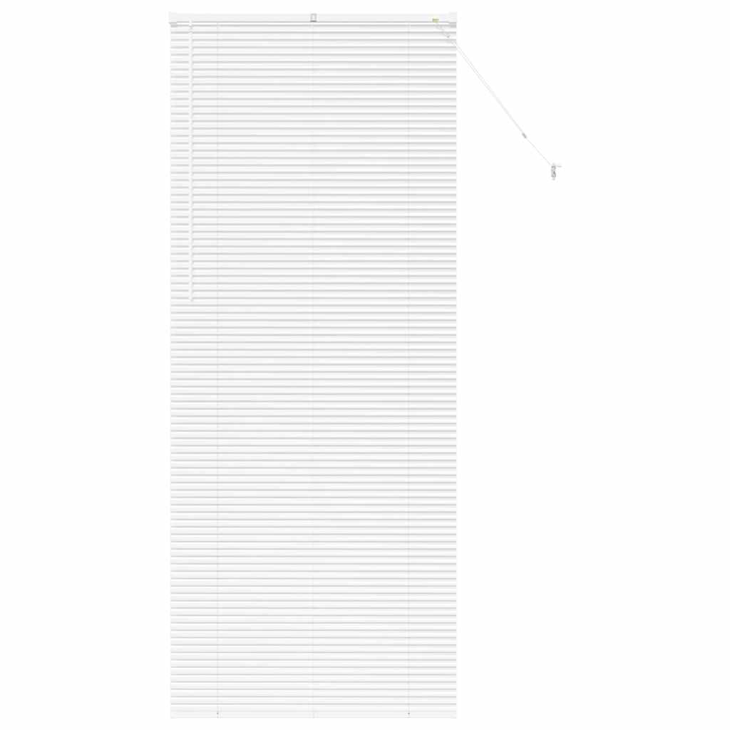 Venetian Blinds Height Adjustable White 220 x 90 cm Aluminium