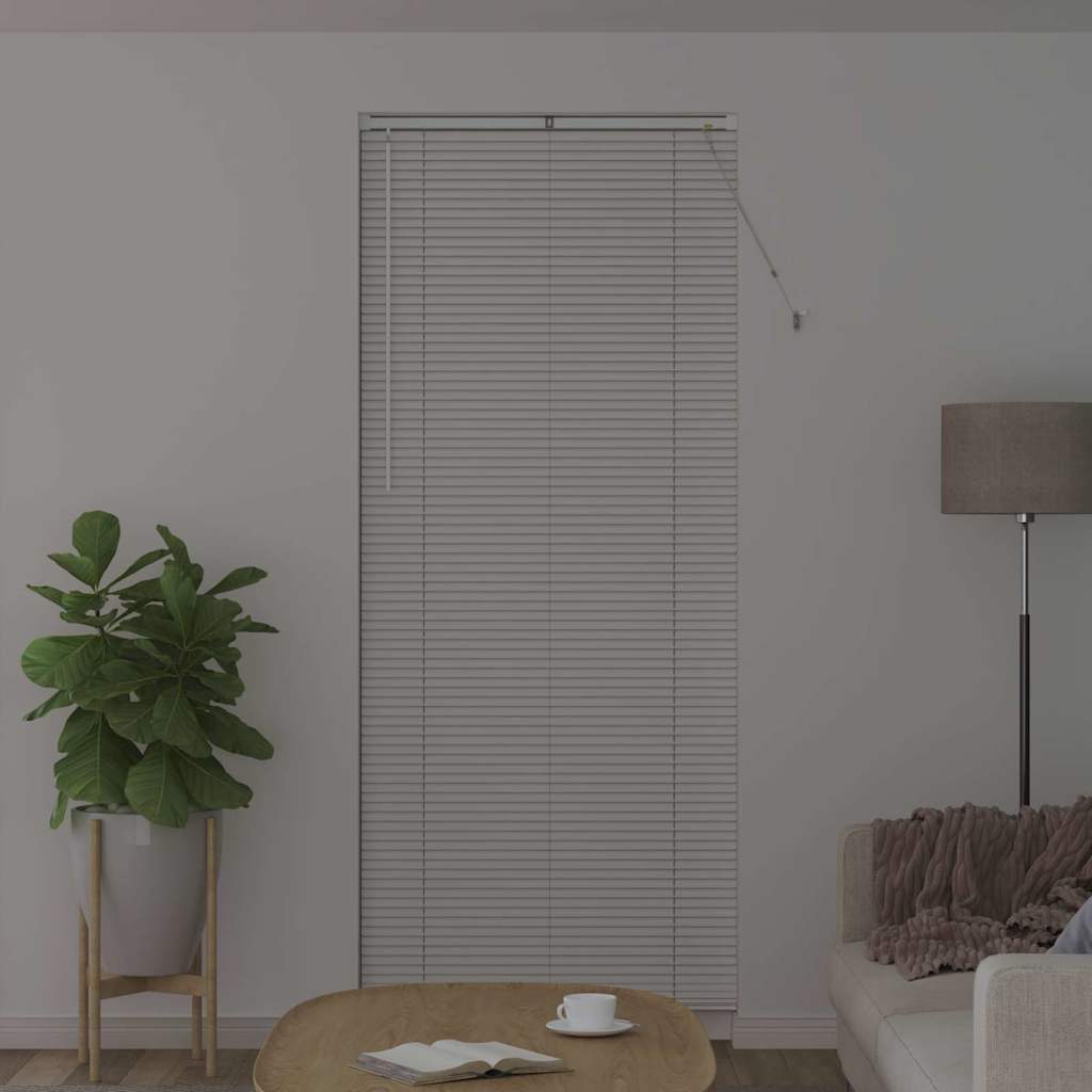 Venetian Blinds Height Adjustable White 220 x 95 cm Aluminium