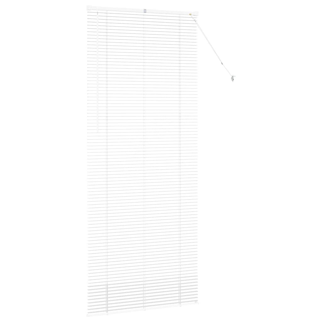 Venetian Blinds Height Adjustable White 220 x 95 cm Aluminium