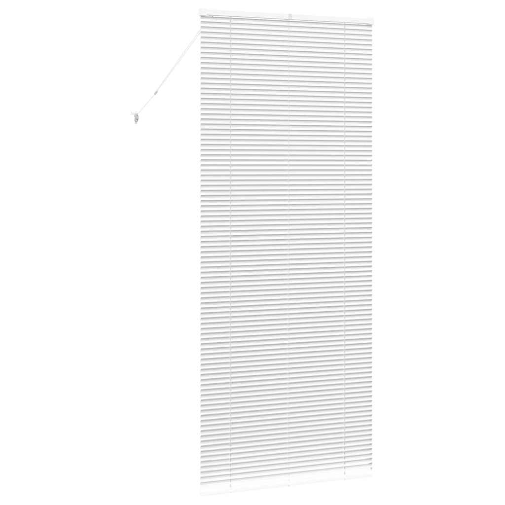 Venetian Blinds Height Adjustable White 220 x 95 cm Aluminium