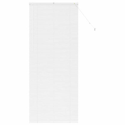 Venetian Blinds Height Adjustable White 220 x 95 cm Aluminium