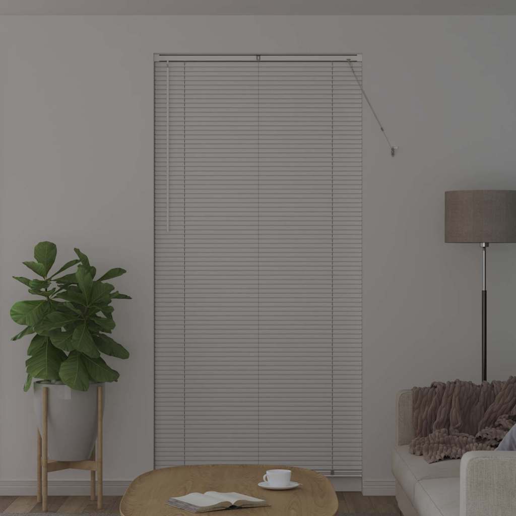 Venetian Blinds Height Adjustable White 220 x 105 cm Aluminium