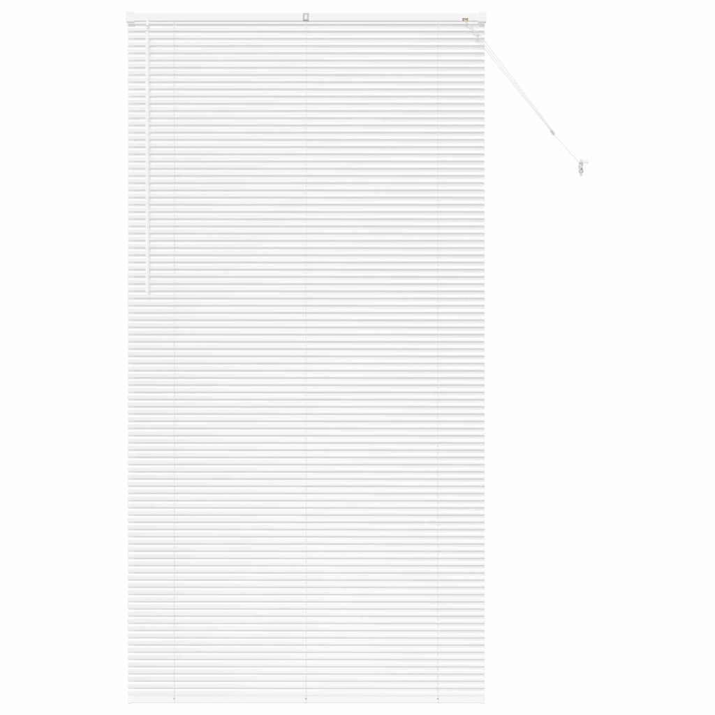Venetian Blinds Height Adjustable White 220 x 110 cm Aluminium