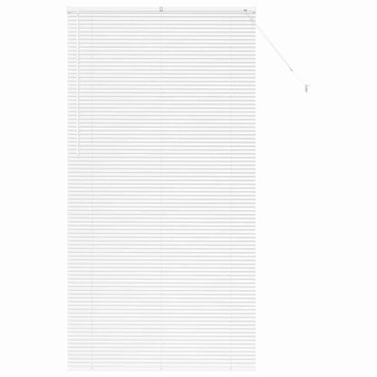 Venetian Blinds Height Adjustable White 220 x 120 cm Aluminium
