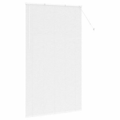 Venetian Blinds Height Adjustable White 220 x 130 cm Aluminium