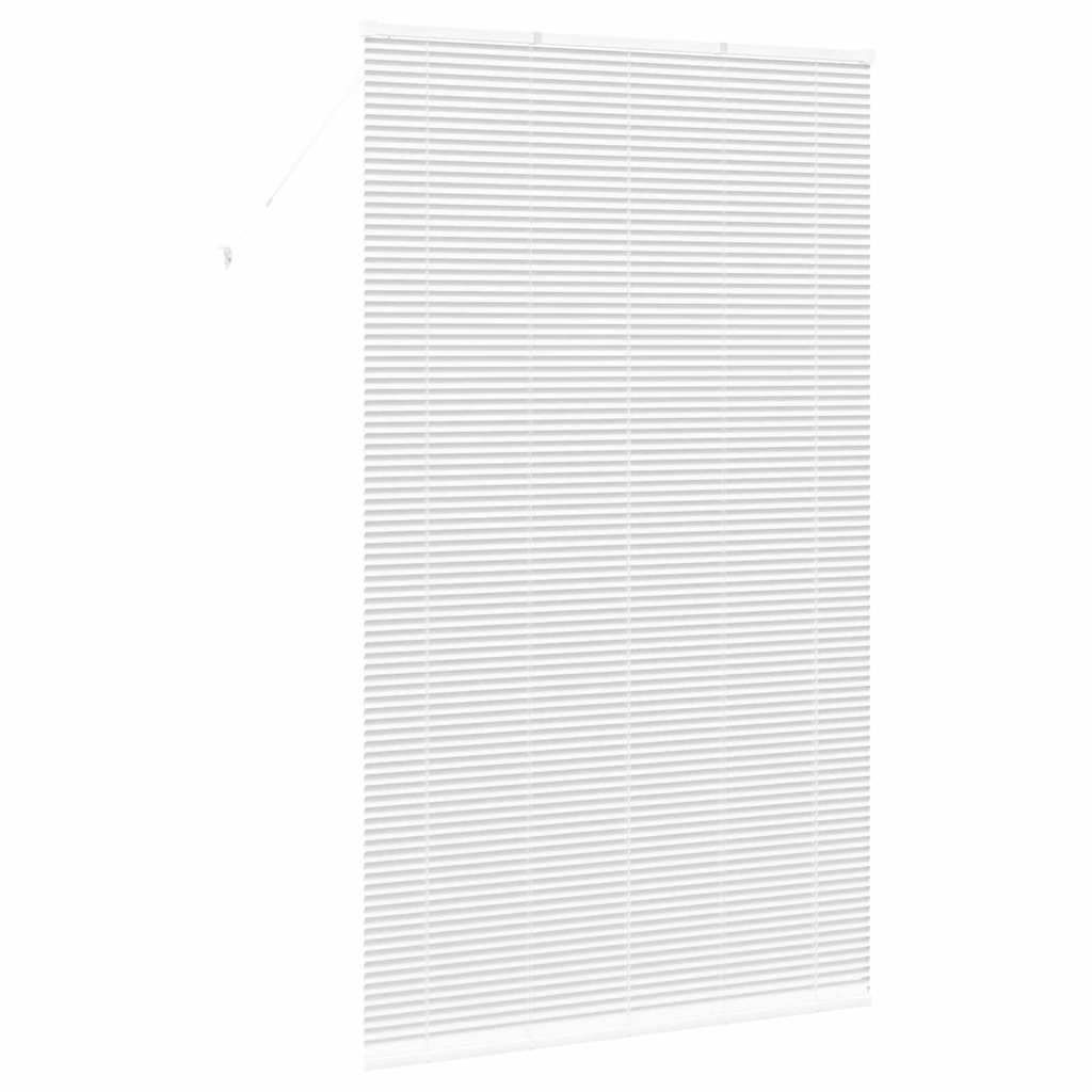 Venetian Blinds Height Adjustable White 220 x 130 cm Aluminium