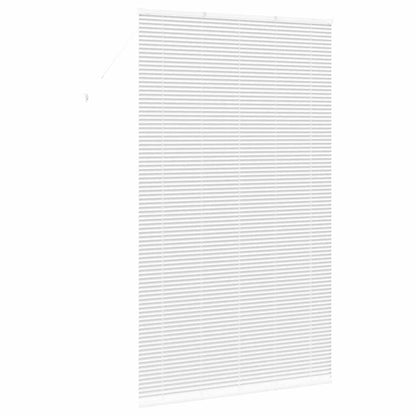 Venetian Blinds Height Adjustable White 220 x 130 cm Aluminium