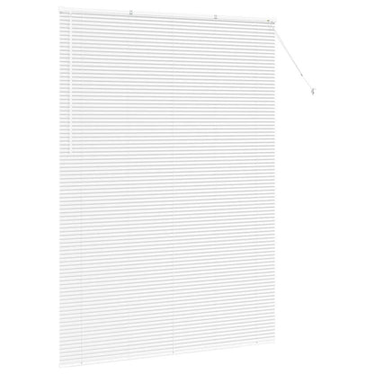 Venetian Blinds Height Adjustable White 220 x 160 cm Aluminium