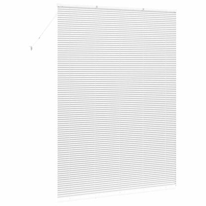 Venetian Blinds Height Adjustable White 220 x 160 cm Aluminium