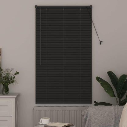 Venetian Blinds Manual Dark Grey 130 x 70 cm Aluminium