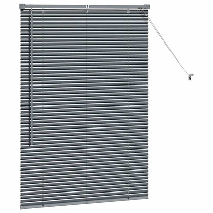 Venetian Blinds Manual Dark Grey 130 x 95 cm Aluminium