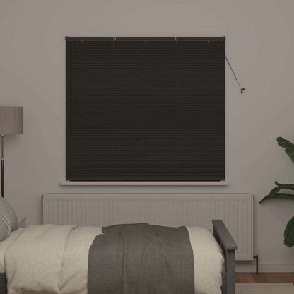 Venetian Blinds Manual Dark Grey 130 x 140 cm Aluminium