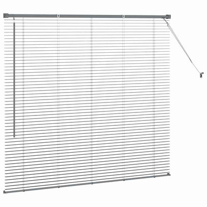 Venetian Blinds Manual Dark Grey 130 x 150 cm Aluminium