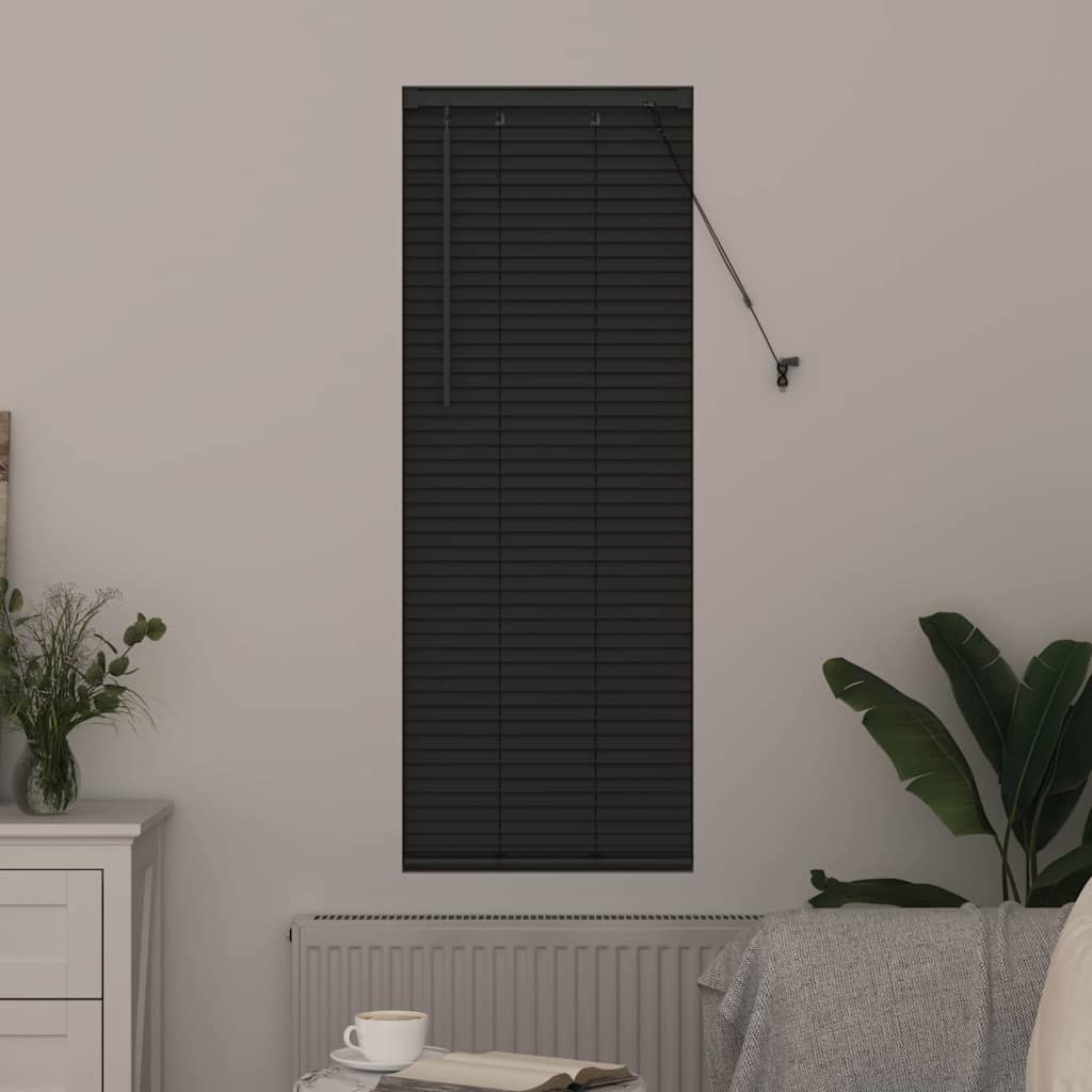Venetian Blinds Manual Dark Grey 175 x 50 cm Aluminium