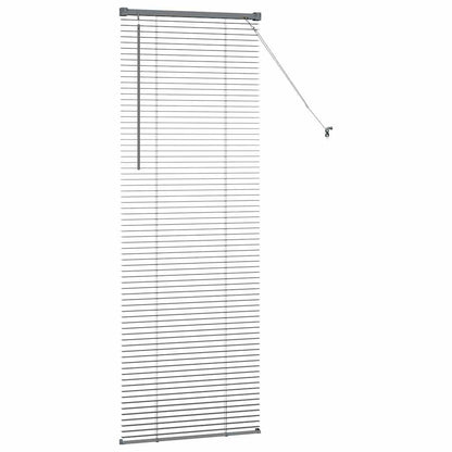 Venetian Blinds Manual Dark Grey 175 x 55 cm Aluminium