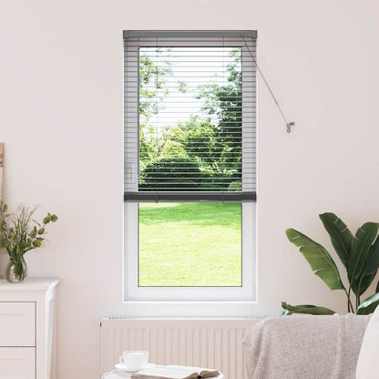 Venetian Blinds Manual Dark Grey 175 x 60 cm Aluminium