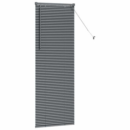 Venetian Blinds Manual Dark Grey 175 x 60 cm Aluminium