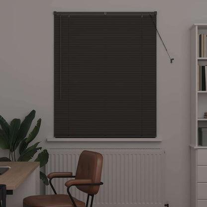 Venetian Blinds Manual Dark Grey 175 x 100 cm Aluminium