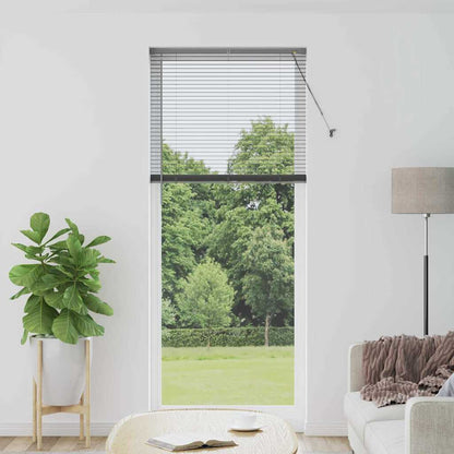 Venetian Blinds Manual Dark Grey 220 x 85 cm Aluminium