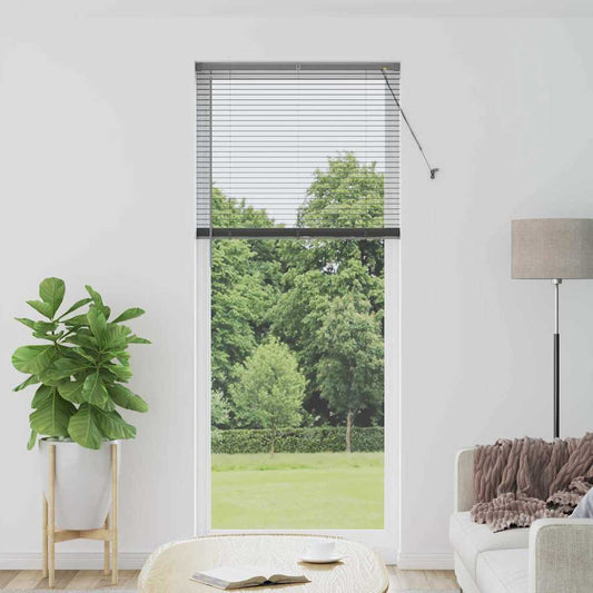 Venetian Blinds Dark Grey 220 x 95 cm Aluminium
