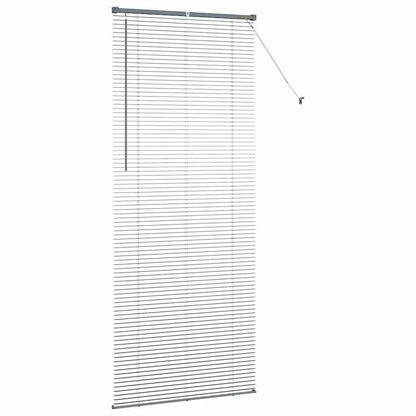 Venetian Blinds Manual Dark Grey 220 x 95 cm Aluminium