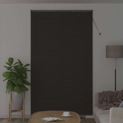 Venetian Blinds Manual Dark Grey 220 x 125 cm Aluminium