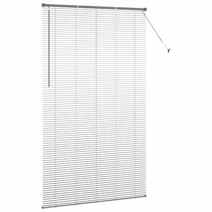 Venetian Blinds Manual Dark Grey 220 x 125 cm Aluminium