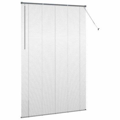 Venetian Blinds Manual Dark Grey 220 x 140 cm Aluminium