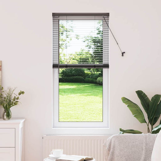 Venetian Blinds Black 130 x 60 cm Aluminium