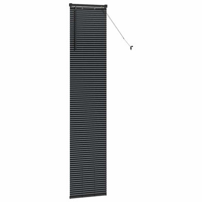 Venetian Blinds Height Adjustable Black 220 x 50 cm Aluminium
