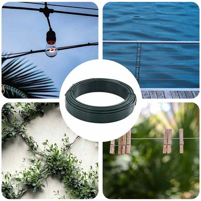 Fence Binding Wire Green 33 m PVC