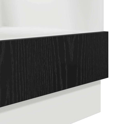 Hanging Cabinet Black Oak 60 x 46 x 81.5 cm Engineered Wood