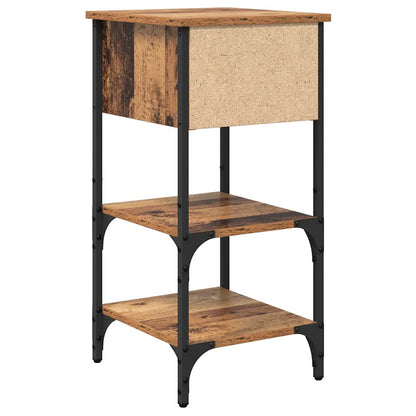 Bedside Cabinet 2 pcs Brown 33.5 x 36 x 70 cm Engineered Wood