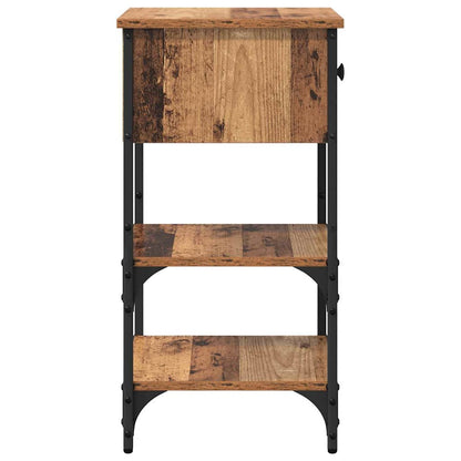 Bedside Cabinet 2 pcs Brown 33.5 x 36 x 70 cm Engineered Wood