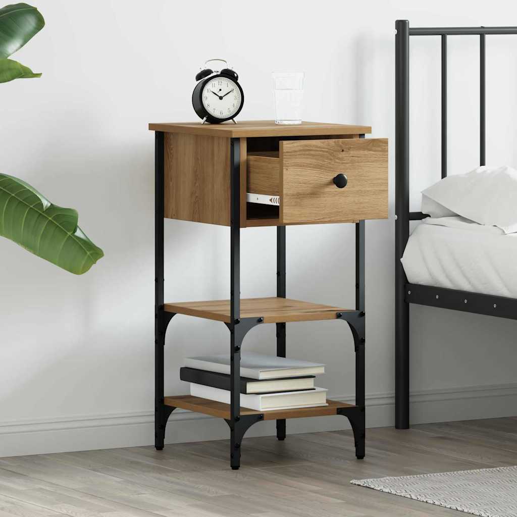Bedside Cabinet Brown 33.5 x 36 x 70 cm Engineered Wood