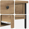 Bedside Cabinet Artisan Oak 40x42x50 cm Engineered Wood