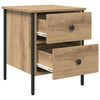 Bedside Cabinet Artisan Oak 40x42x50 cm Engineered Wood