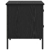 Bedside Cabinet Black Oak 40x42x50 cm Engineered Wood