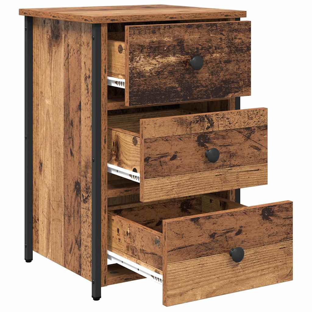 Bedside Cabinet Brown 40 x 36 x 60 cm Solid Reclaim Wood