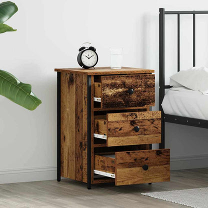 Bedside Cabinet 2 pcs Brown 40 x 36 x 60 cm Solid Reclaim Wood