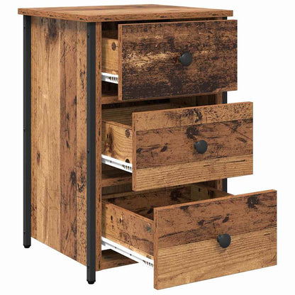 Bedside Cabinet 2 pcs Brown 40 x 36 x 60 cm Solid Reclaim Wood