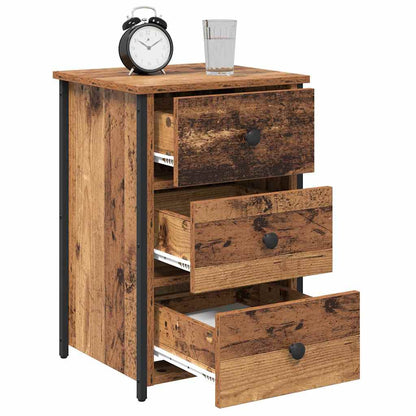 Bedside Cabinet 2 pcs Brown 40 x 36 x 60 cm Solid Reclaim Wood