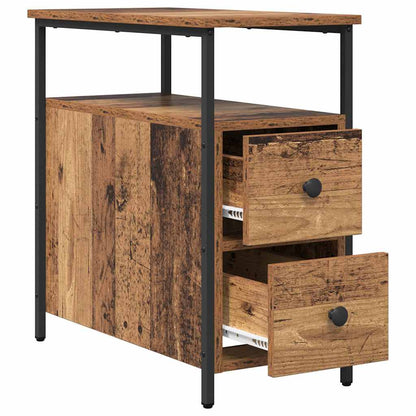 Bedside Cabinet Old wood 30 x 60 x 60 cm Engineered wood