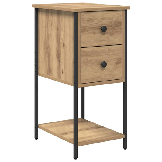 Bedside Cabinet Artisan oak 32 x 42 x 70 cm Engineered wood