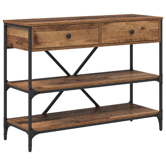 Console Table with Drawer with Shelf Other Old wood
