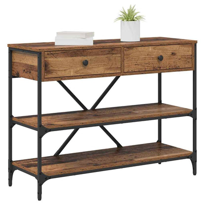 Console Table with Drawer with Shelf Other Old wood