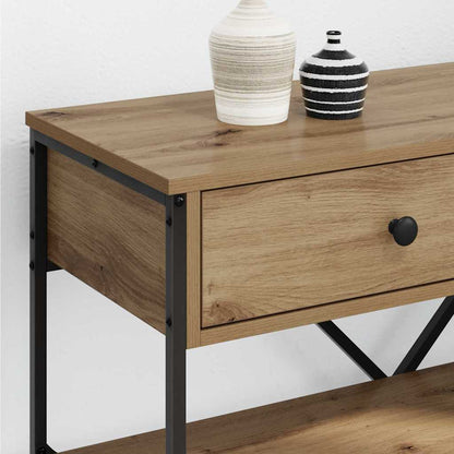 Console Table with Drawer with Shelf Other Artisan oak