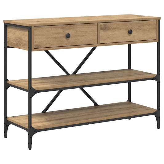 Console Table with Drawer with Shelf Other Artisan oak