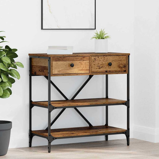 Console Table with Drawer with Shelf Other Old wood